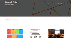 Desktop Screenshot of mavericktester.com